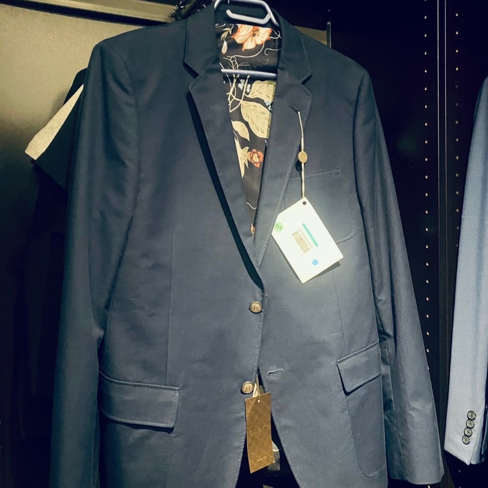 Gucci Dark Blue Suit Jacket